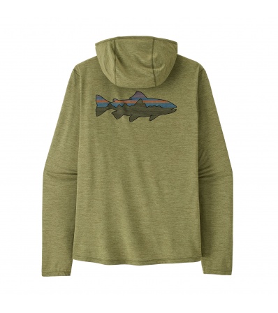 Блуза Patagonia Capilene Cool Sun Hoody - Fitz Roy Trout 40+ UPF M's