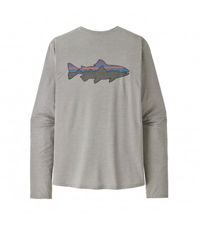 Блуза Patagonia Long-Sleeved Capilene Cool Sun Shirt - Fitz Roy Trout 40+ UPF M's