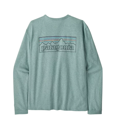 T-shirt Patagonia Long-Sleeved P-6 Logo Responsibili-Tee W's