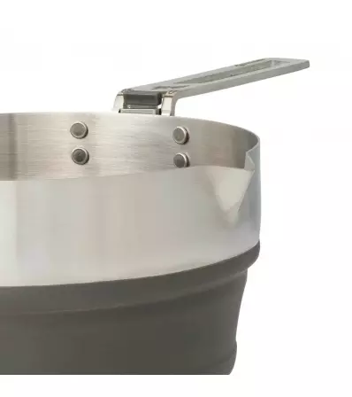 Съд за готвене Sea To Summit Detour Stainless Steel Collapsible Pot 1.8l
