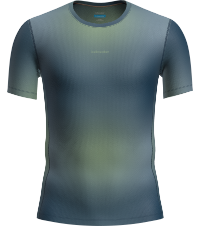 Тениска Icebreaker Merino Blend 75 Cool-Lite Featherlight SS Crewe AOP M's