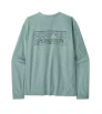 T-shirt Patagonia Long-Sleeved P-6 Logo Responsibili-Tee W's